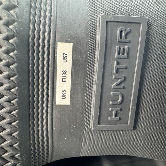 Hunter Original Tour Tall Boot, Black Winter, Rain Boot, Women’s Size 7 New - Picture 10 of 16